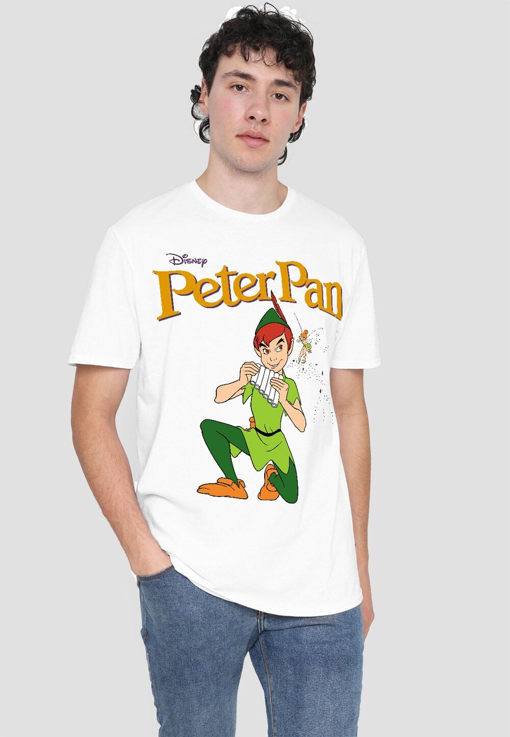 

Футболка с принтом PETER PAN PANPIPES Disney, белый