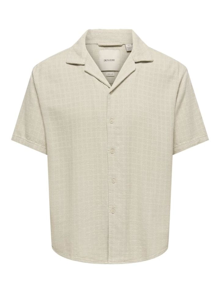 

Рубашка Only&Sons, цвет silver lining