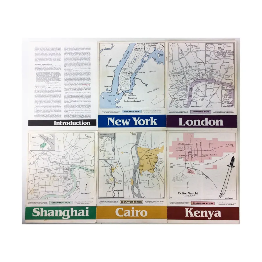 

Маски Ньярлатхотепа (1-е издание, только книги), Call of Cthulhu - Adventures & Modules (Chaosium 1st-5.5 Editions)