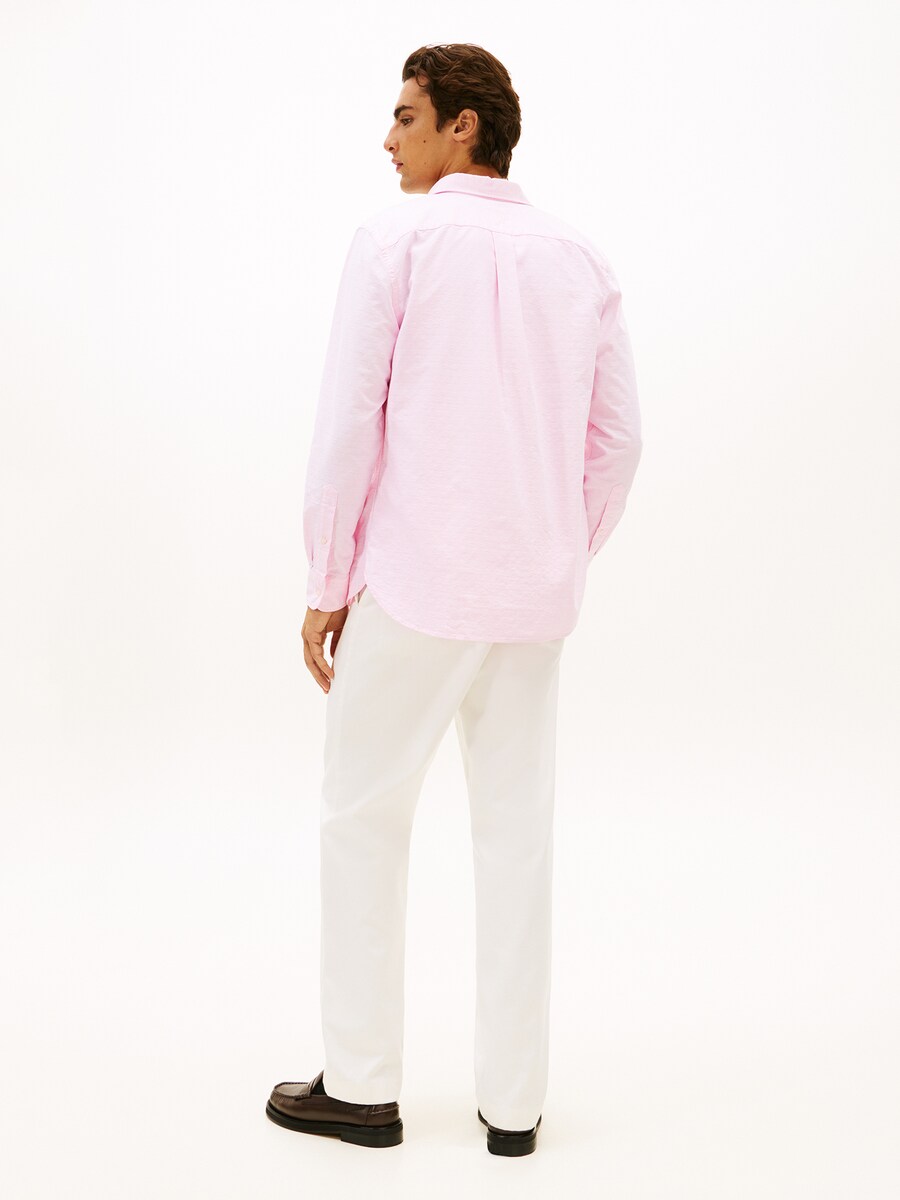 Рубашка на пуговицах классического кроя TOMMY HILFIGER, Rose — фото 3