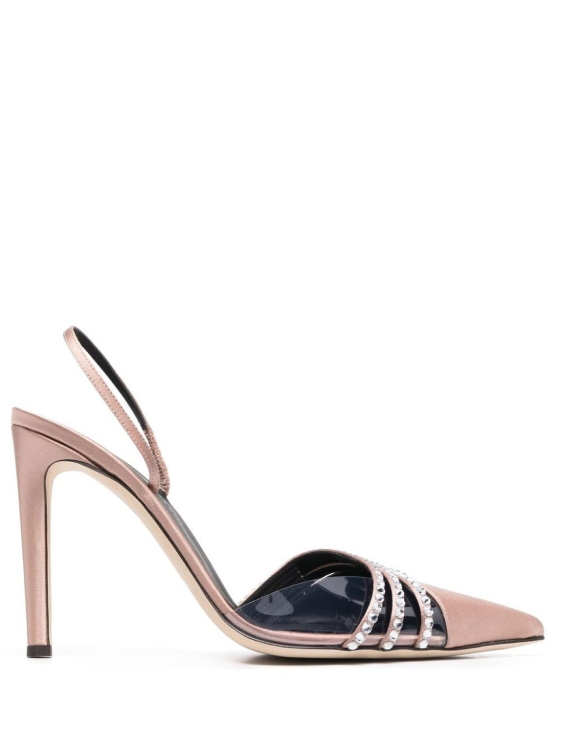 

Giuseppe Zanotti босоножки с кристаллами, нейтральный цвет