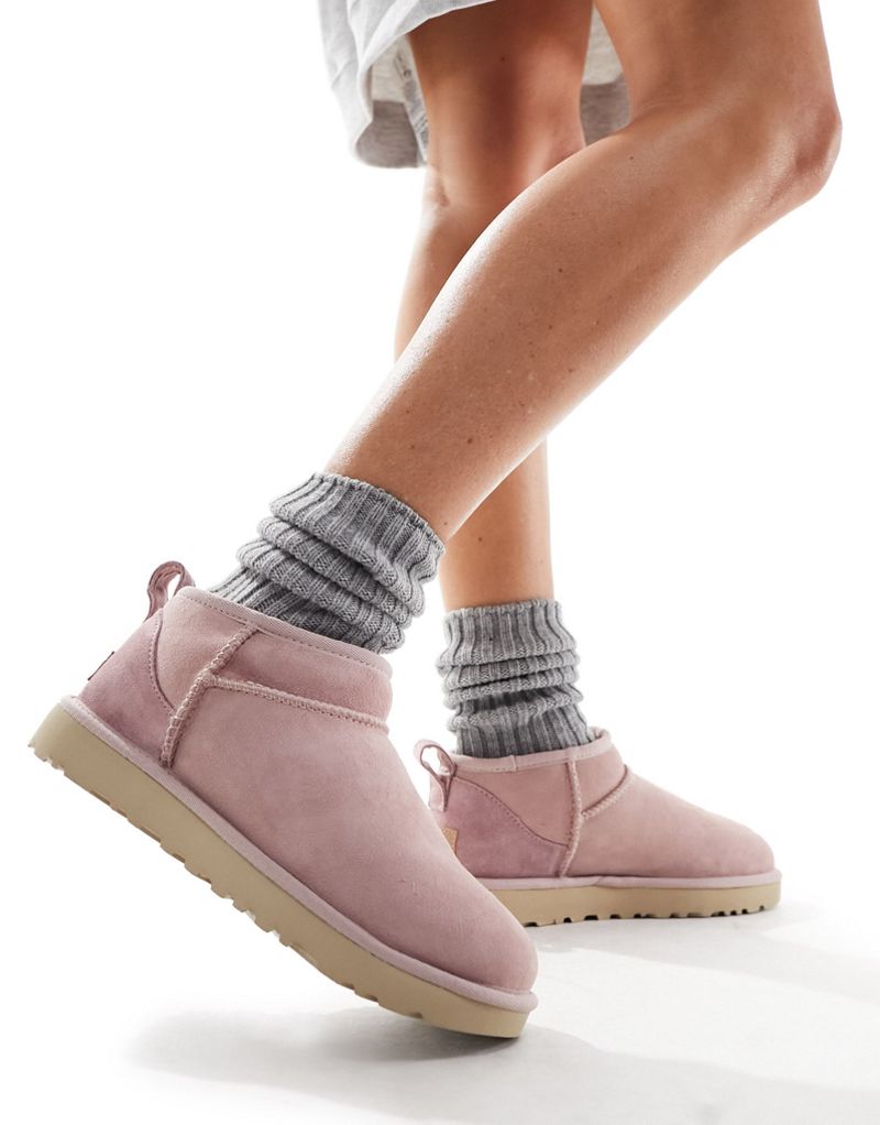 

Розовые ультрамини-сапоги UGG Classic