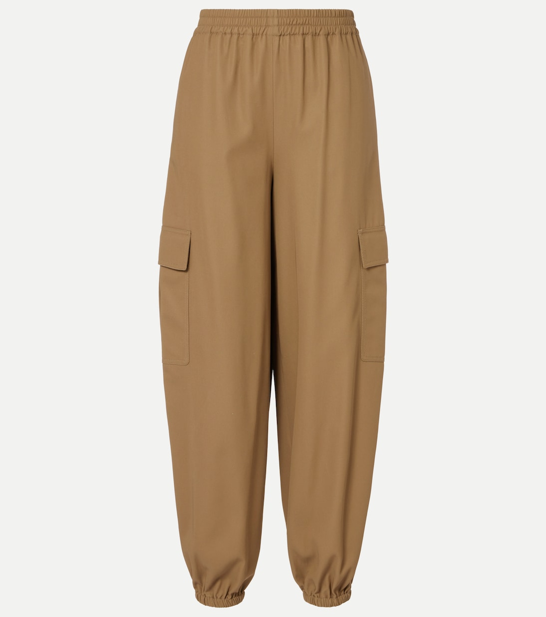 

Брюки зауженные из хлопкового твила Glauco Max Mara, Noce