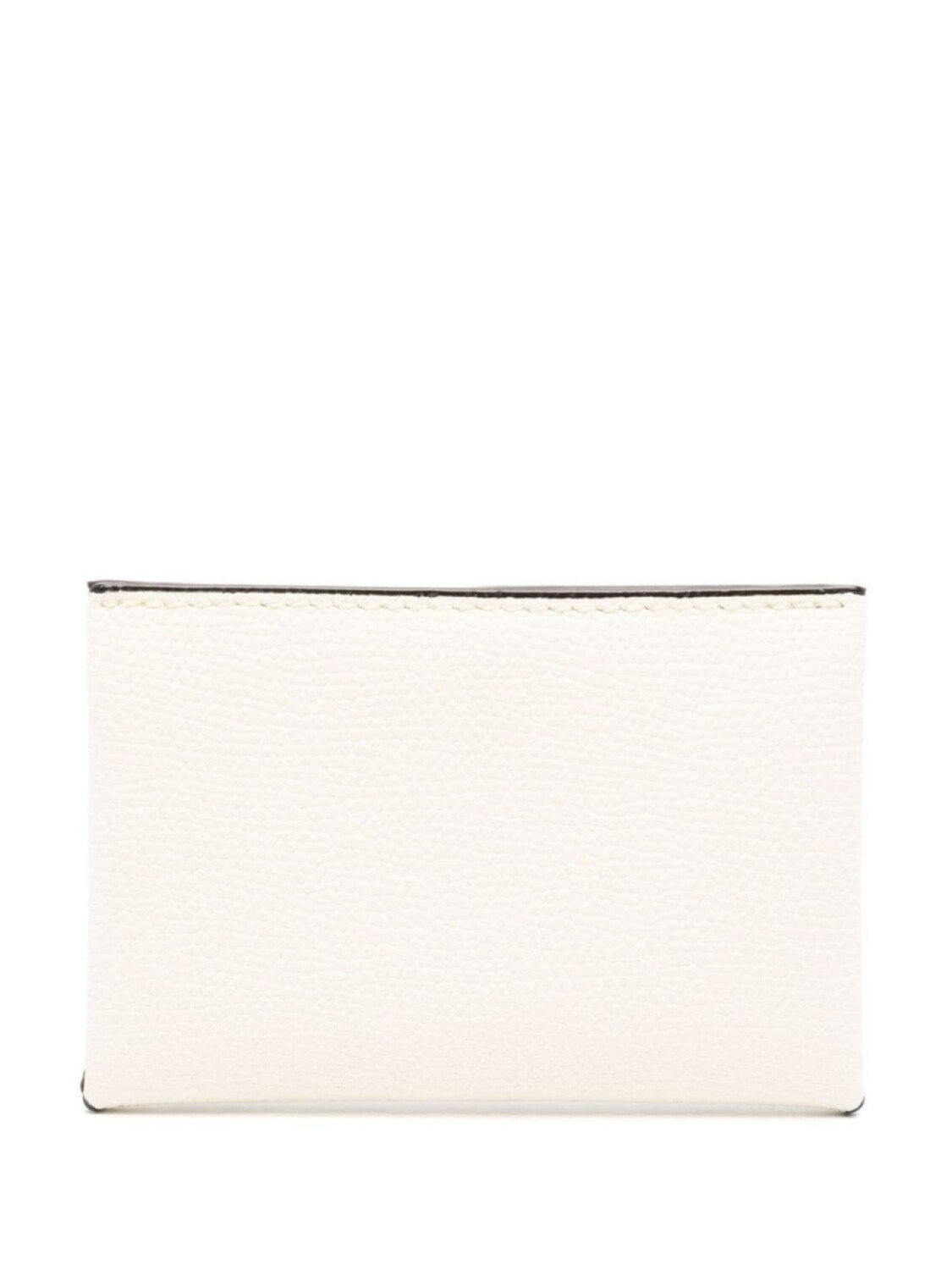 

Valextra картхолдер из зернистой кожи, нейтральный цвет