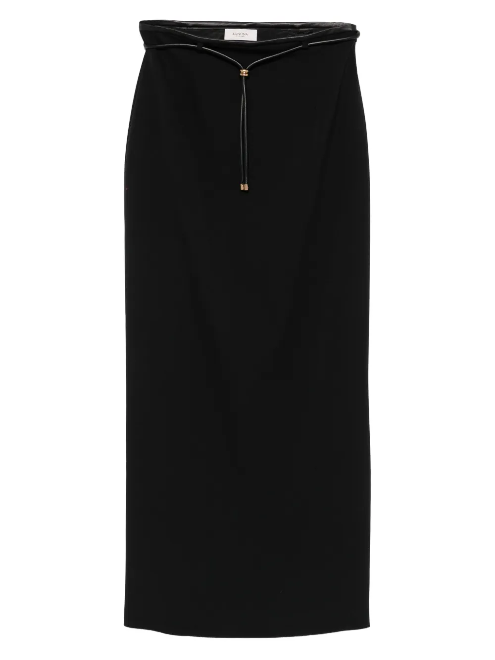 

Юбка на завязках Agnona, черный