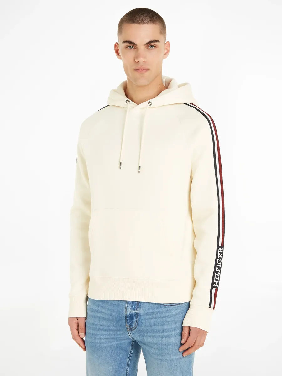 

Толстовка Tommy Hilfiger "GLOBAL STRIPE HOODIE", с рукавами реглан, цвет Calico