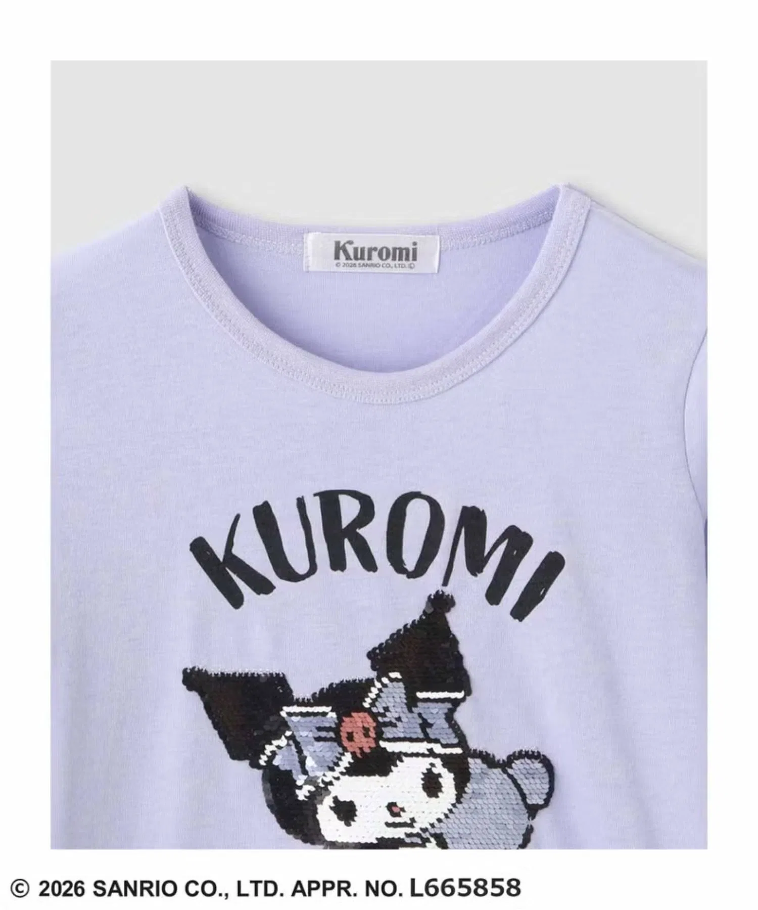 Детская футболка Sanrio с длинным рукавом и реверсивными пайетками — фото 4