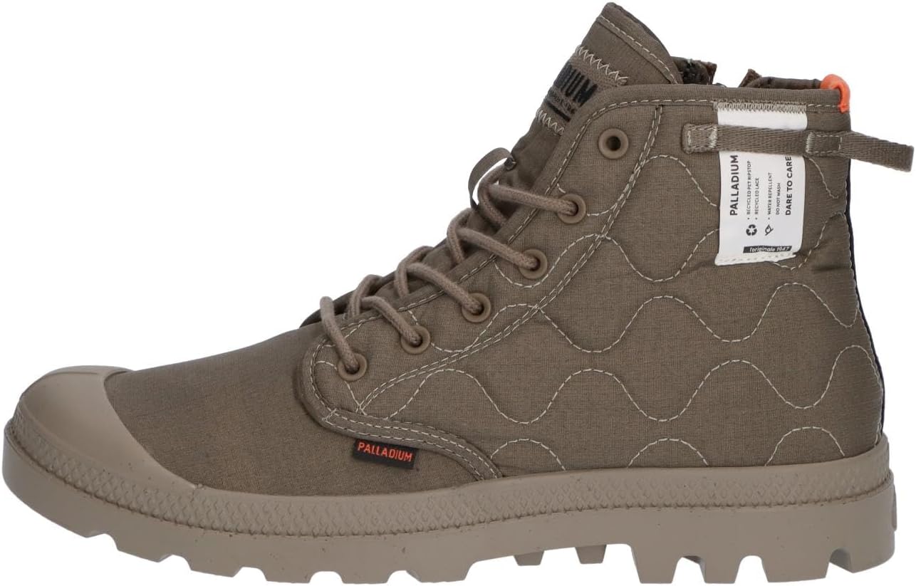 Ботинки Palladium Unisex Pampa Re-Quilted Boot с застежкой-молнией, зеленый — фото 2