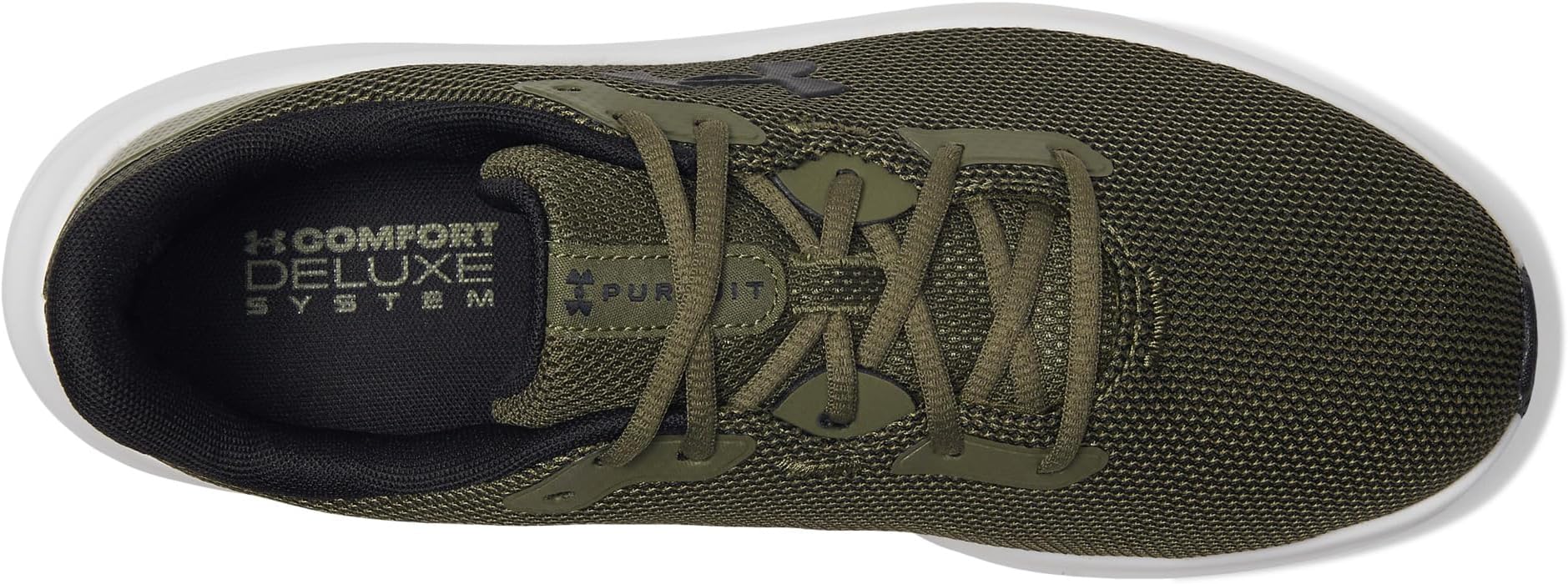 Кроссовки Under Armour Charged Pursuit 4, цвет Marine Overdye Green/Marine Overdye Green/Black — фото 2