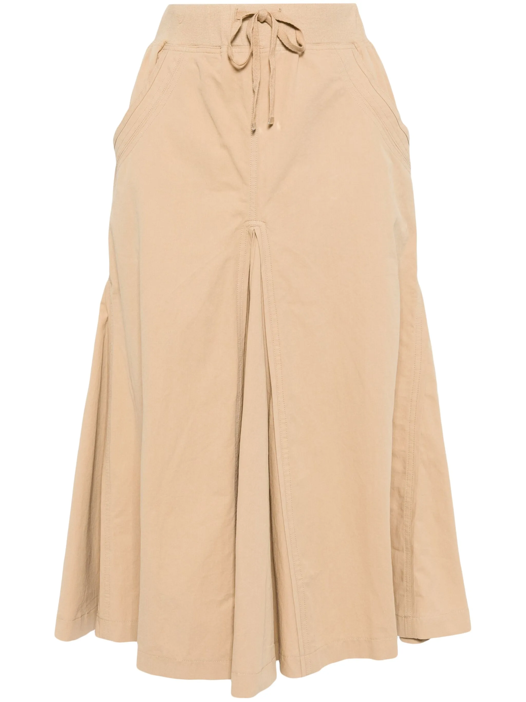 

Юбка с завышенной талией и складками B+Ab, коричневый