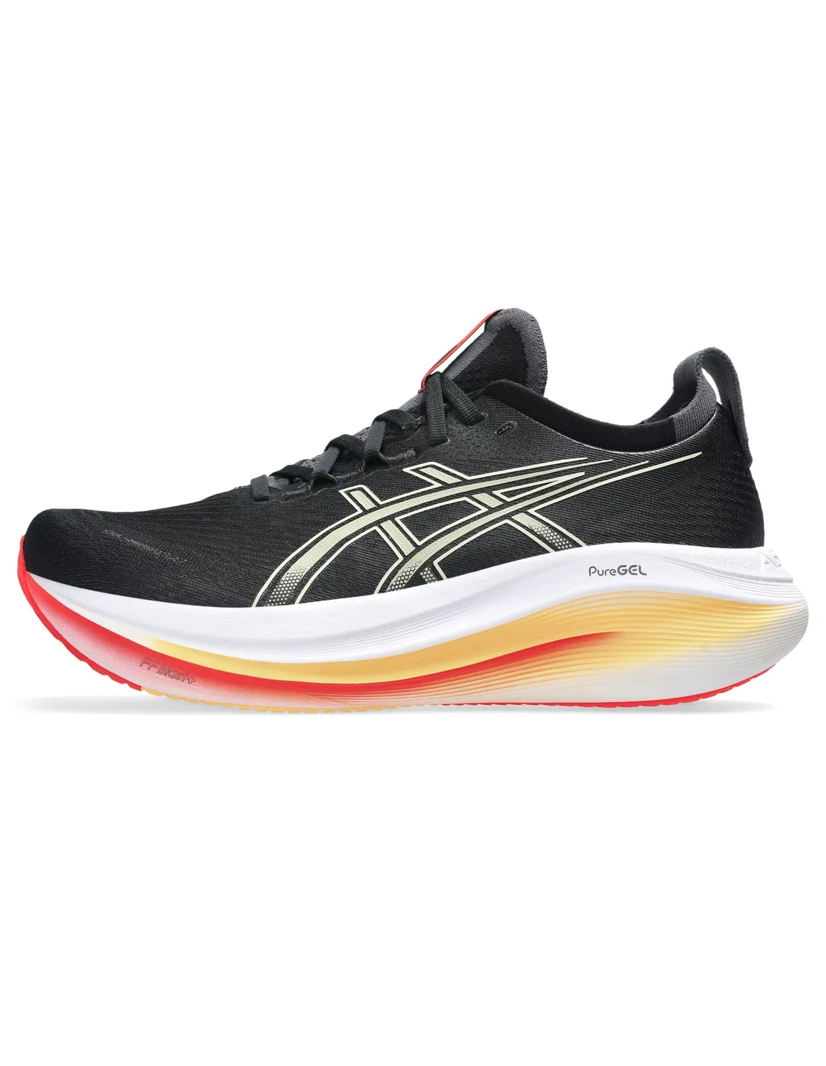 Кроссовки для бега GEL-NIMBUS 27, Asics, черный/хаки — фото 3