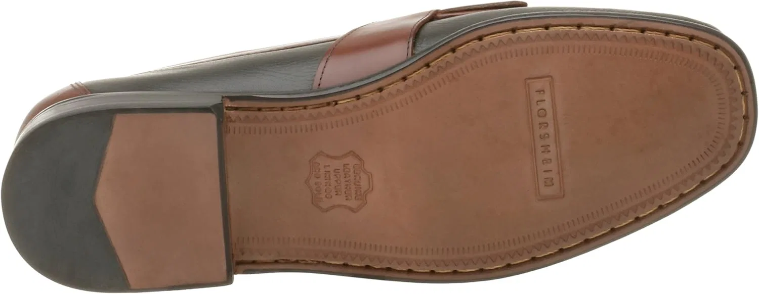 Лоферы с кисточкой Florsheim, Cognac/Black — фото 4