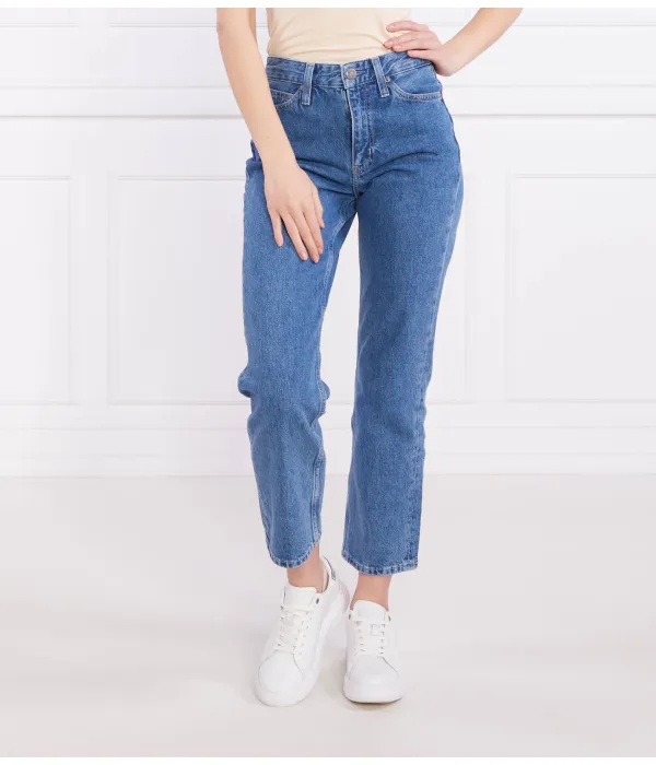 Джинсы Straight fit Calvin Klein, синий — фото 3
