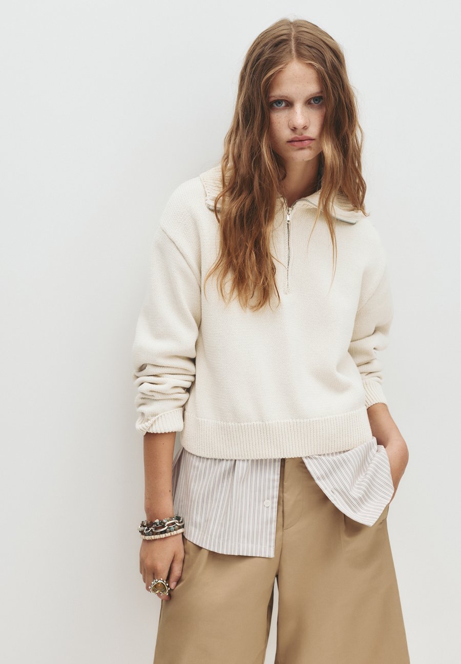 

Джемпер PULL&BEAR QUARTER, Sand/Beige