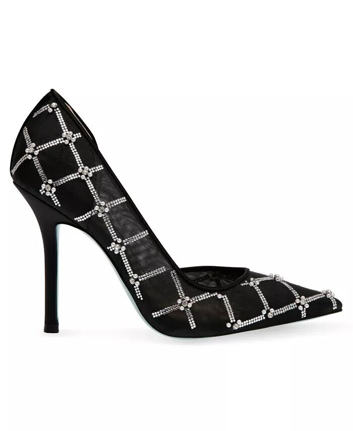 Женские вечерние туфли Cruze со стразами Betsey Johnson, черный — фото 2