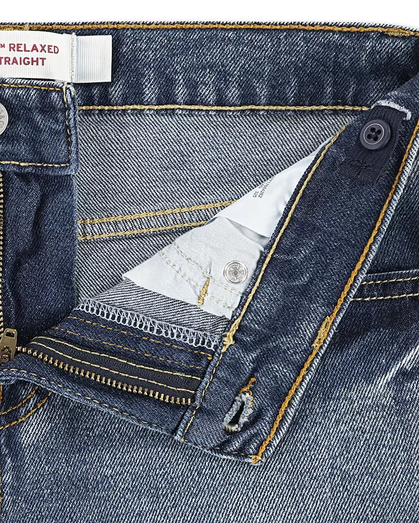 Детские джинсы прямого кроя 555 свободного кроя - для детей постарше. Levi'S, синий — фото 4