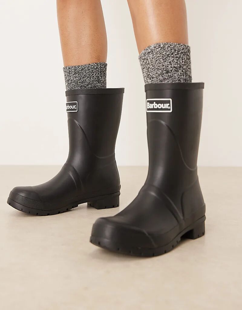 Сапоги Barbour Banbury mid-welly черного цвета - BLACK — фото 4
