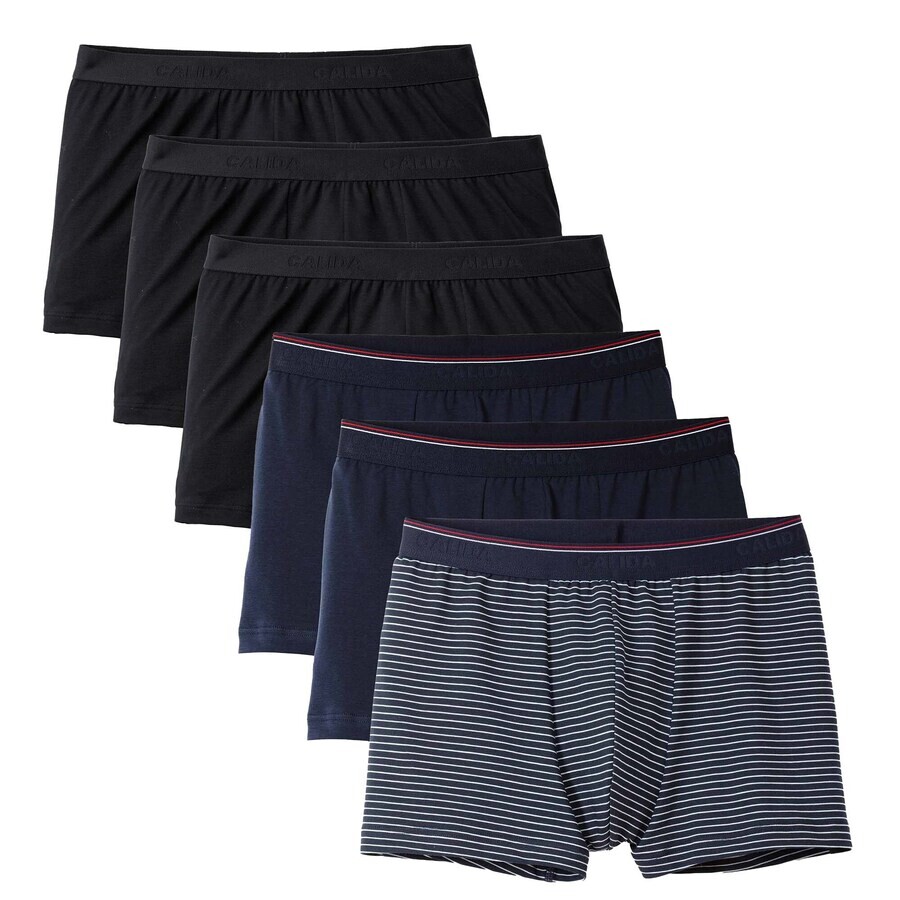 

Трусы CALIDA Boxer shorts Natural Benefit, цвет dark blue/black