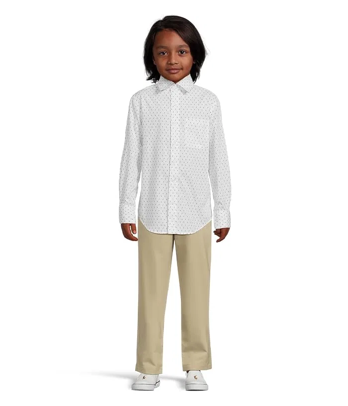 Рубашка хлопковая Standard Shirt Appaman Kids, White — фото 4