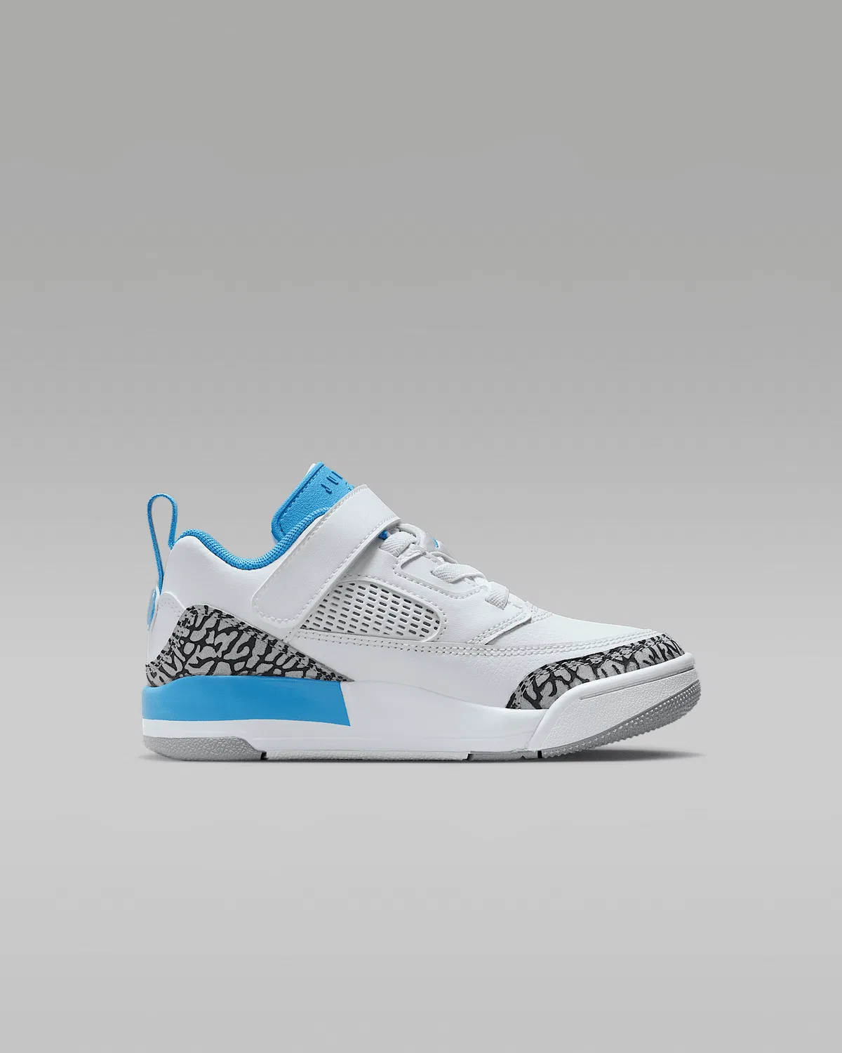 Детские кроссовки Jordan Spizike Low, White/Wolf Grey/Anthracite/University Blue — фото 3