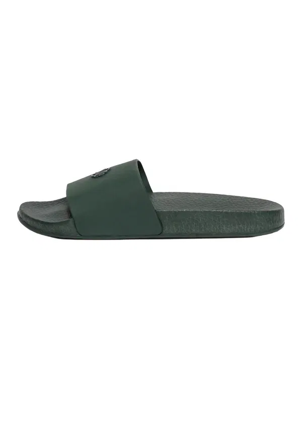 Сланцы Superdry sd&co. pool sliders, тёмно-зелёный, атлантический синий — фото 2