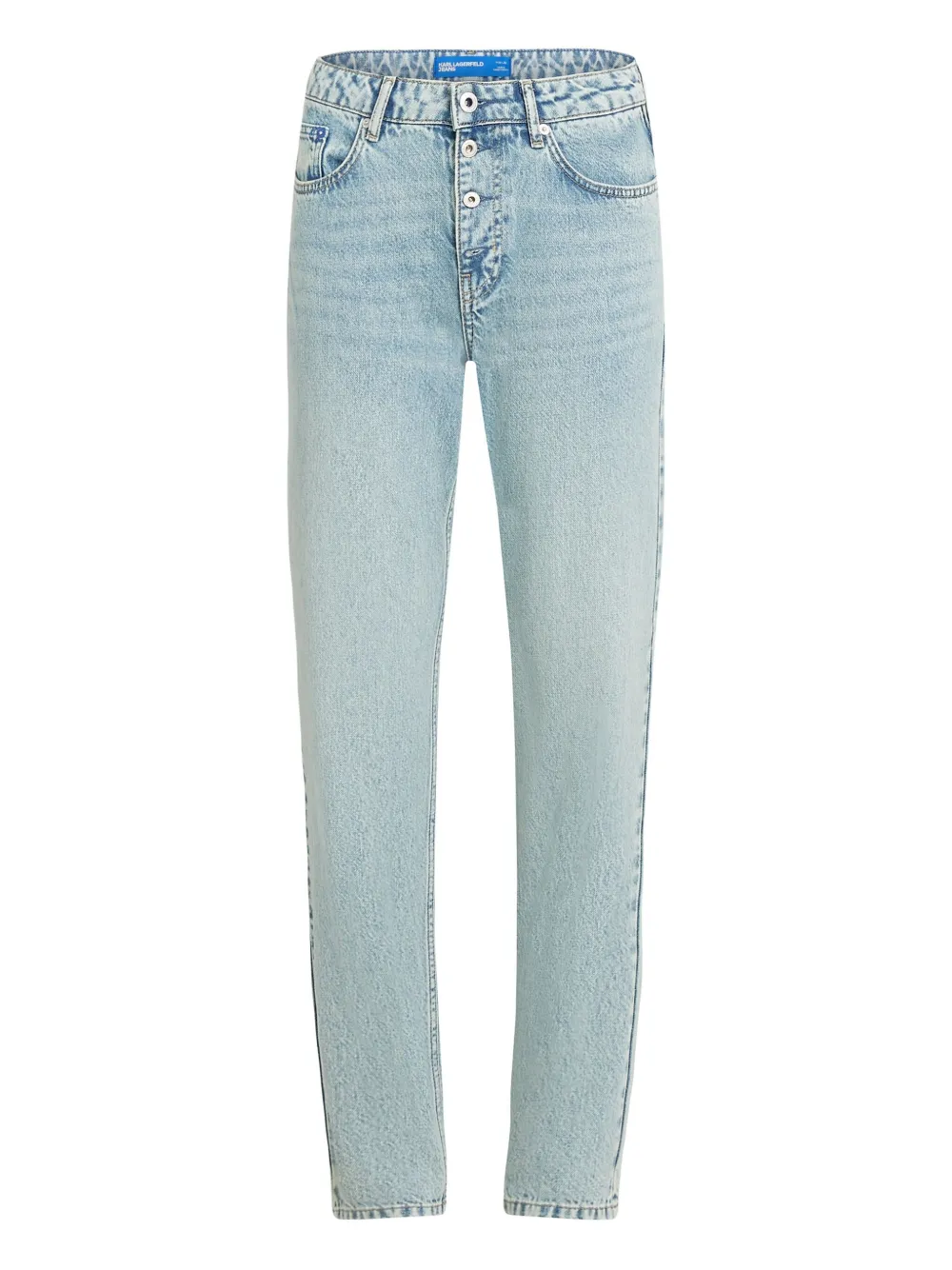 

Джинсы с нашивкой-логотипом Karl Lagerfeld Jeans, синий