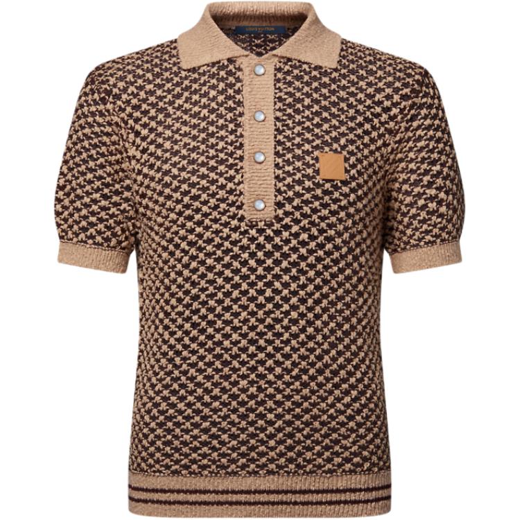 

Футболка-поло SS26 для мужчин LOUIS VUITTON, коричневый