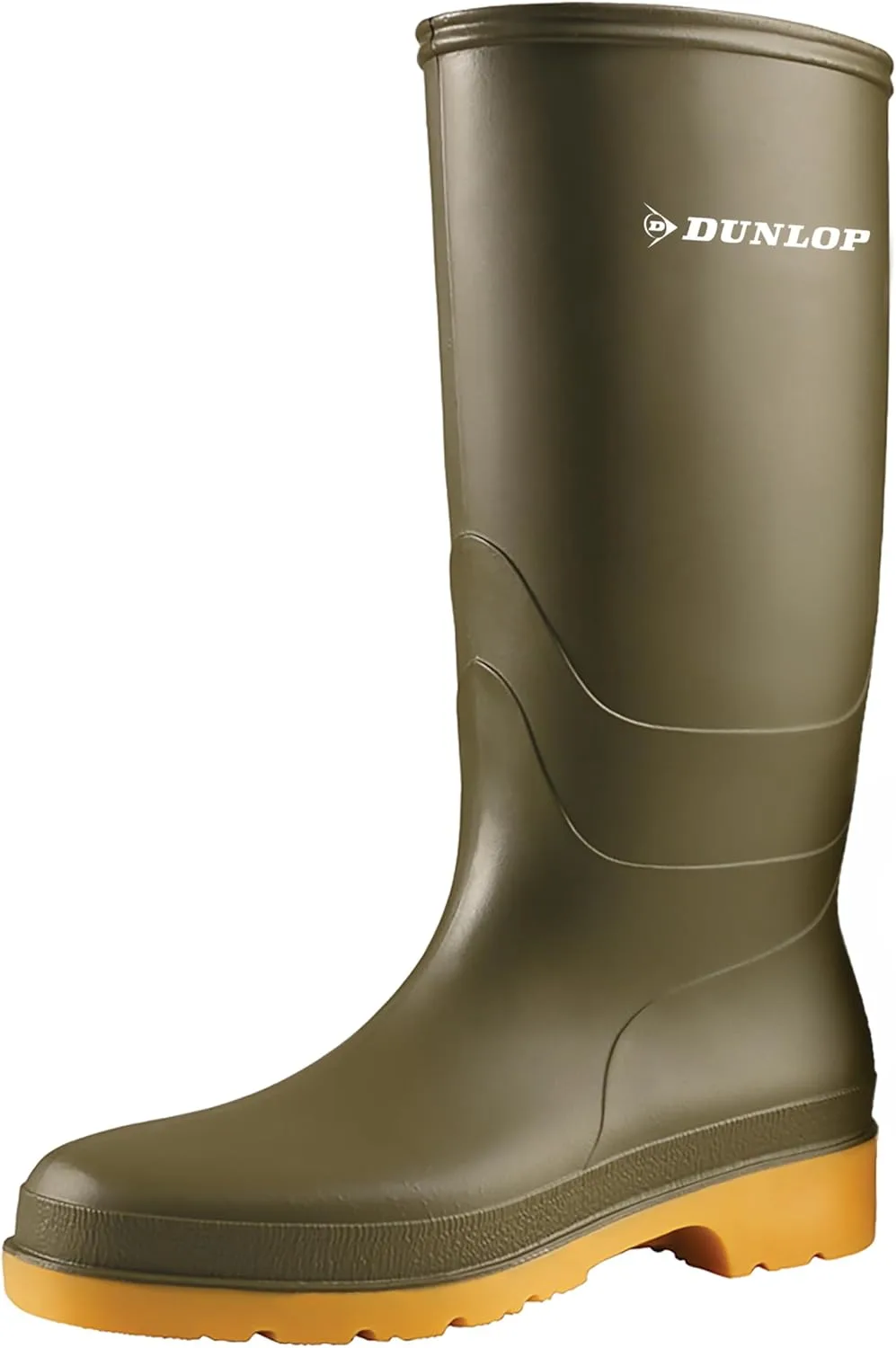 Защитная обувь Dunlop, унисекс, взрослые резиновые сапоги Dunlop Dull, зеленый