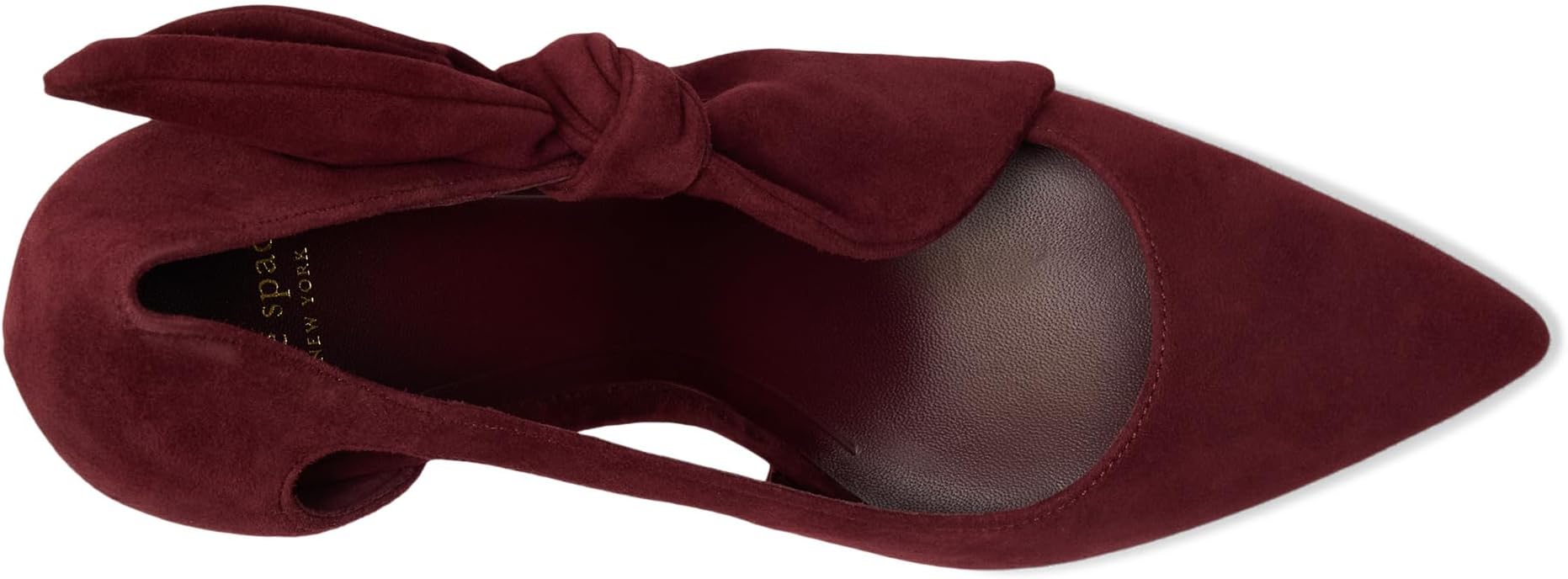 Туфли Kate Spade New York Bunnie Suede Pump, цвет Dark Merlot — фото 2