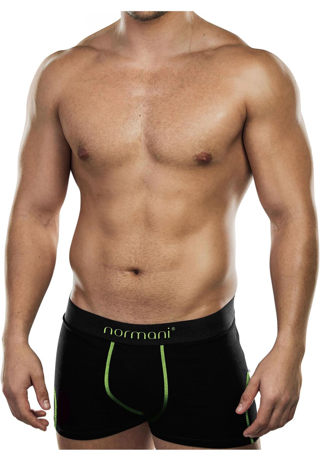 

6 шорт-боксеров из мягкого хлопка Normani, зеленый