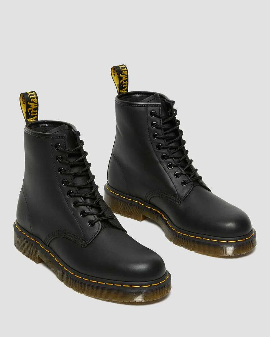 1460 Нескользящие кожаные ботинки на шнуровке Dr Martens, черный — фото 4