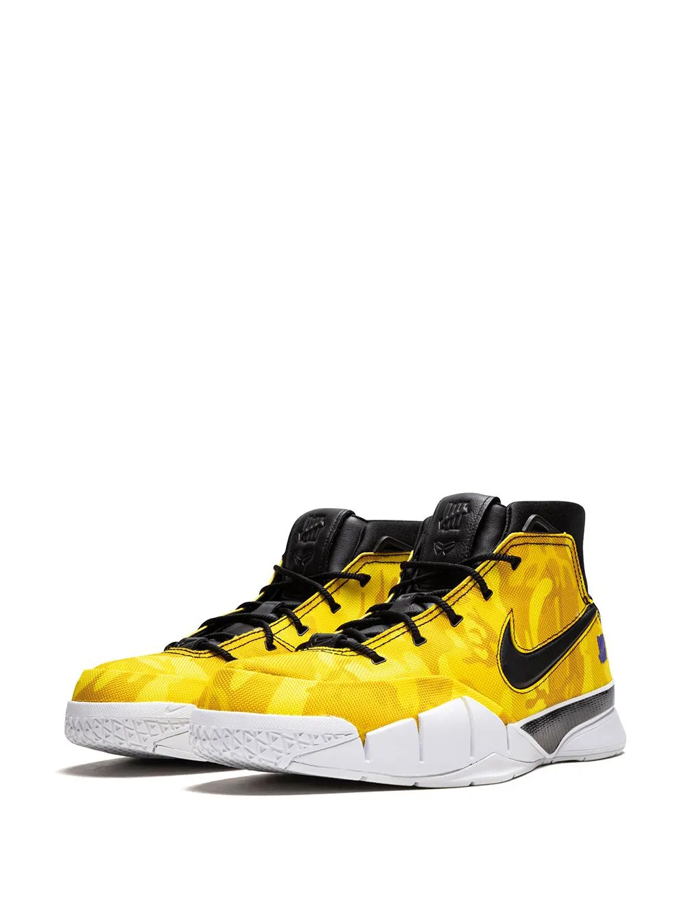 Кроссовки Kobe 1 Protro Camo  x Undefeated Nike, желтый — фото 2