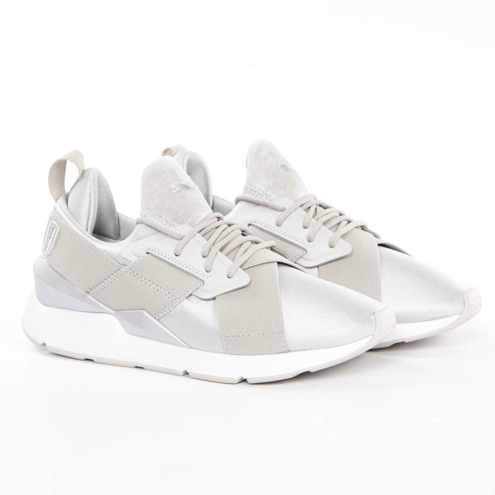 Кроссовки muse satin ii Puma, серый