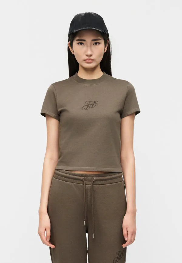 

Мини-Футболка с монограммой, базовая футболка Han Kjøbenhavn, Dusty Brown, Коричневый, Мини-Футболка с монограммой, базовая футболка Han Kjøbenhavn, Dusty Brown