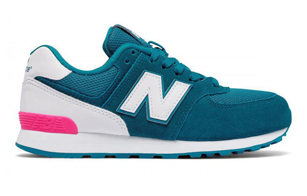 Кроссовки 574 New Balance, белый — фото 2