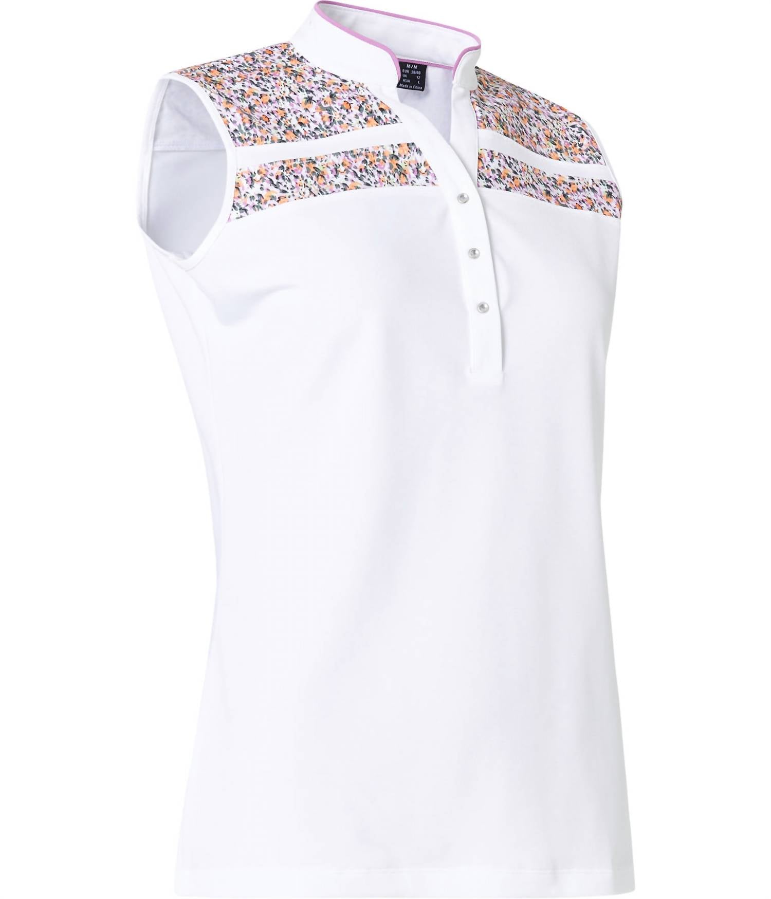 

Женское поло Anne без рукавов в цвете Lupine Mixed Abacus Sportswear US