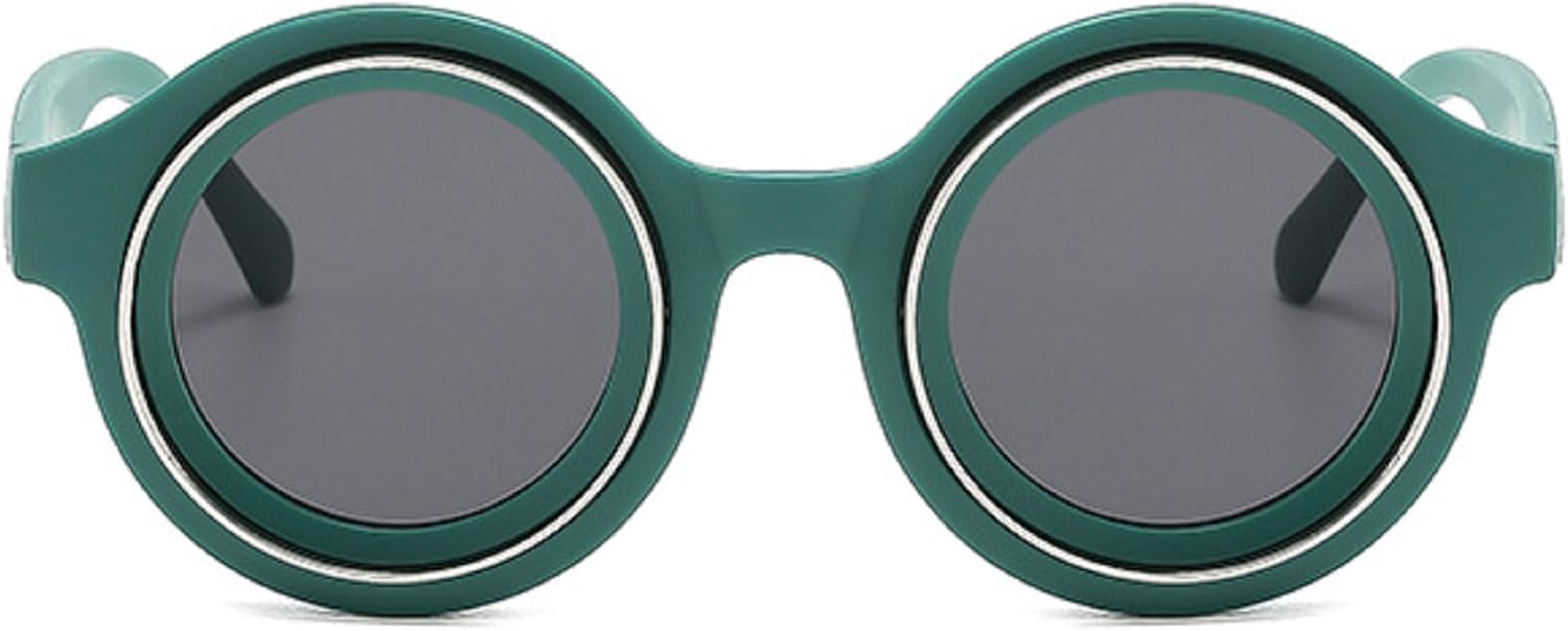 

Модные и забавные солнцезащитные очки в стиле инопланетян для женщин, ретро-очки для мужчин, круглые солнцезащитные очки с защитой от УФ-излучения, цельнометаллическая оправа, женские очки для вечеринок, N45 mincl, C2