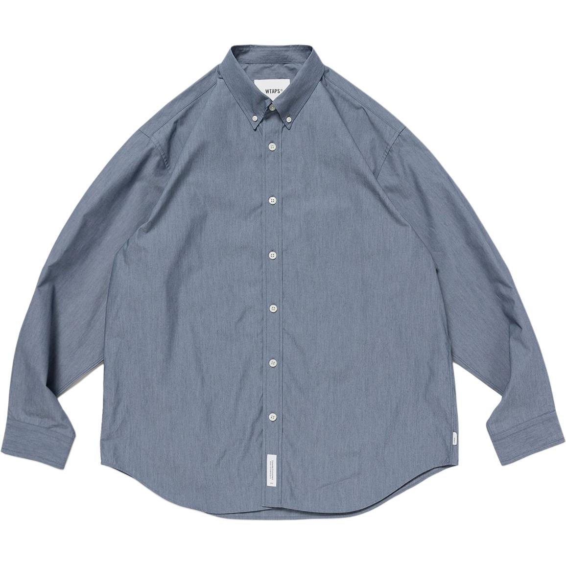 

Рубашка FW25 мужская с отворотом, средней высоты, другие Wtaps, marine синий