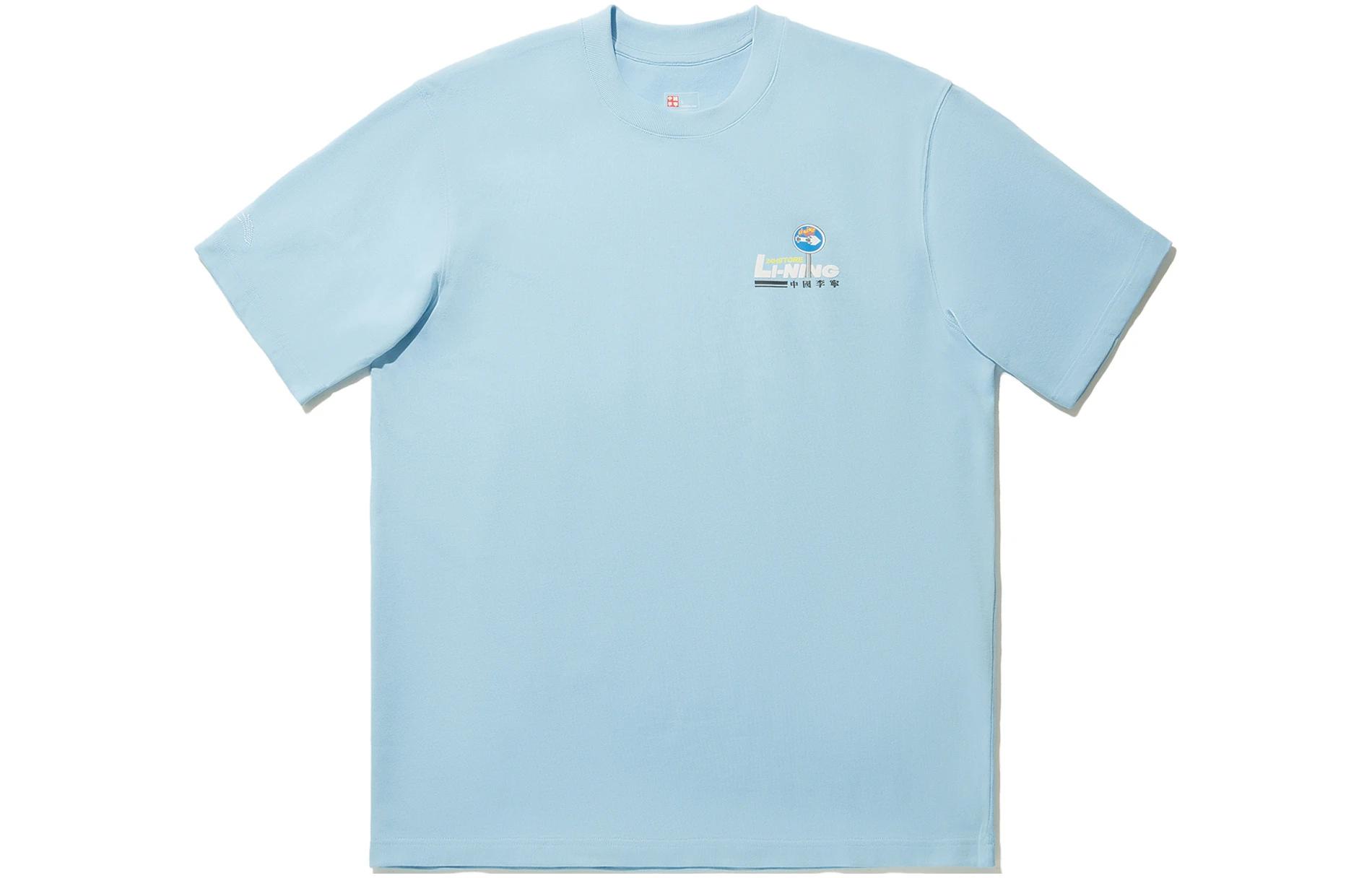 

LiNing Футболка Unisex Sky Blue, Синий, LiNing Футболка Unisex Sky Blue