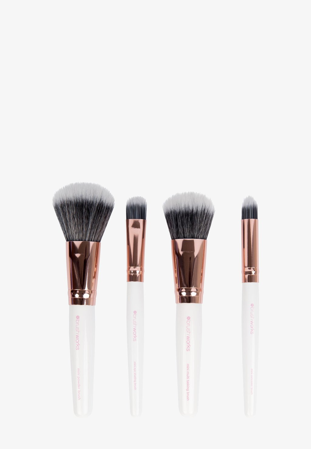 

Набор кистей Brushworks White & Gold Travel Makeup Brush Set Brushworks, цвет white & gold