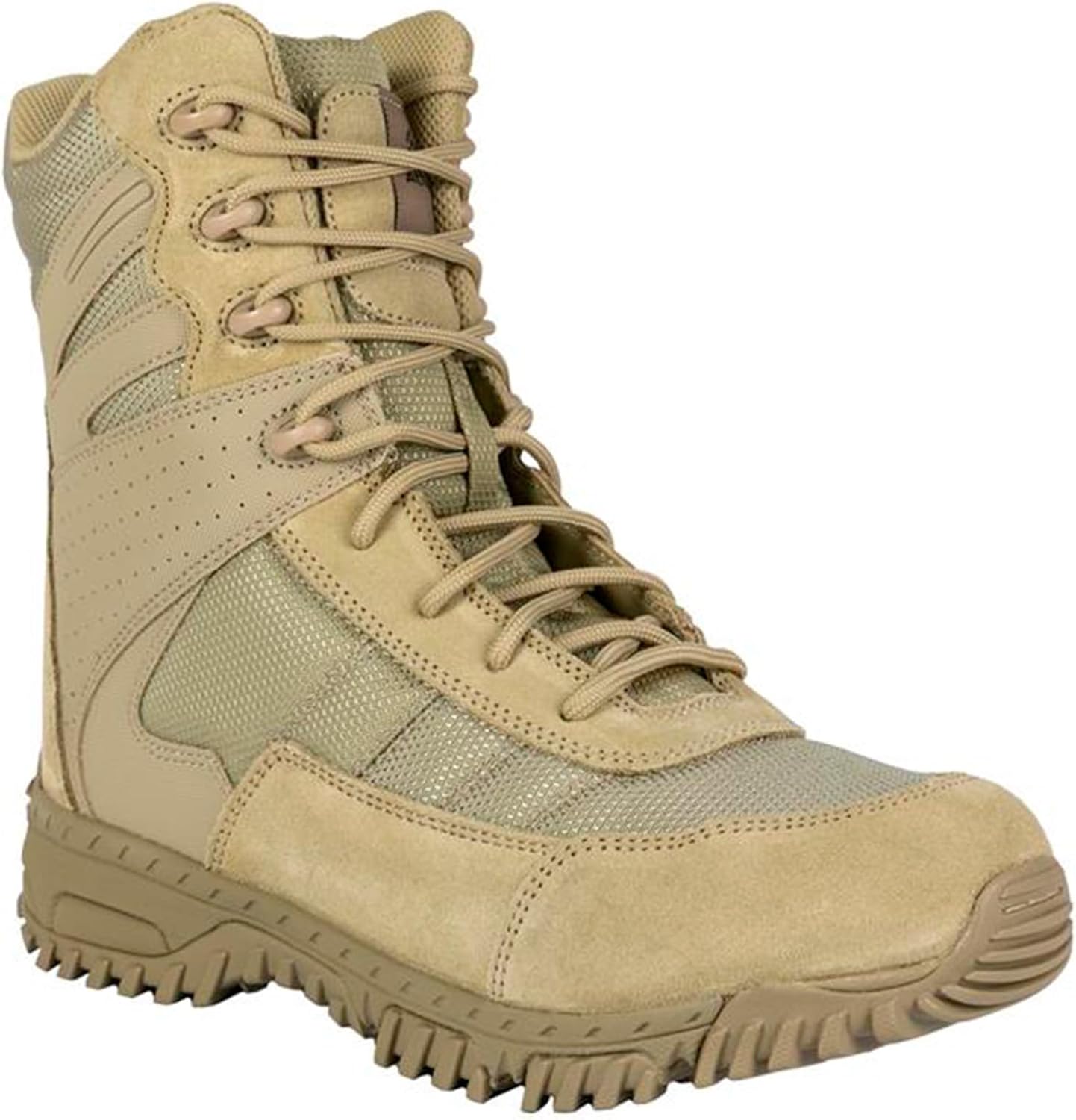 Ботинки Altama Unisex Vengeance SR 8 с боковой молнией, Легкие ботинки из натуральной кожи с текстильной подкладкой и язычком с жилеткой, 11.5 Women/10 Men Tan — фото 2
