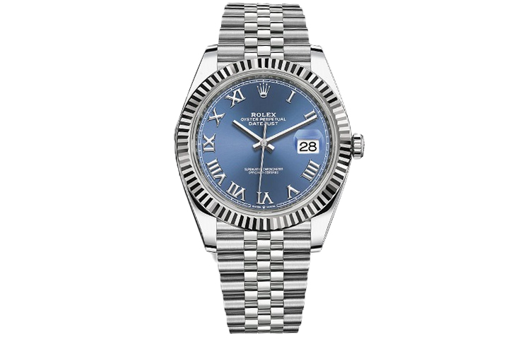 

ROLEX Часы Datejust Collection Automatic Mechanical Movement, мужские, 41 мм, синий циферблат, браслет Oystersteel