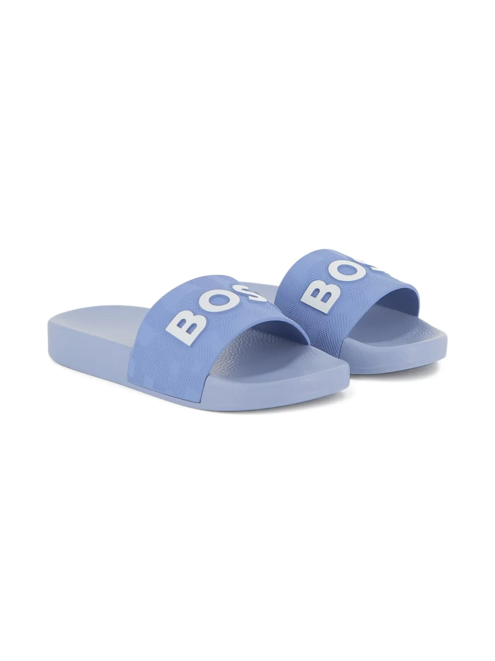 Шлепанцы с логотипом Boss Kidswear, синий