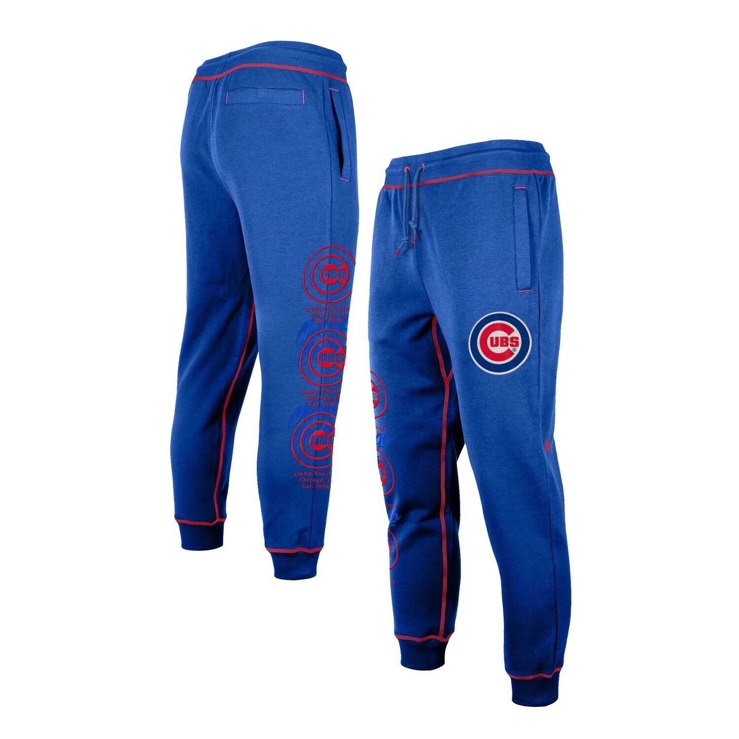 

Мужские брюки-джоггеры с разрезами Royal Chicago Cubs Team New Era