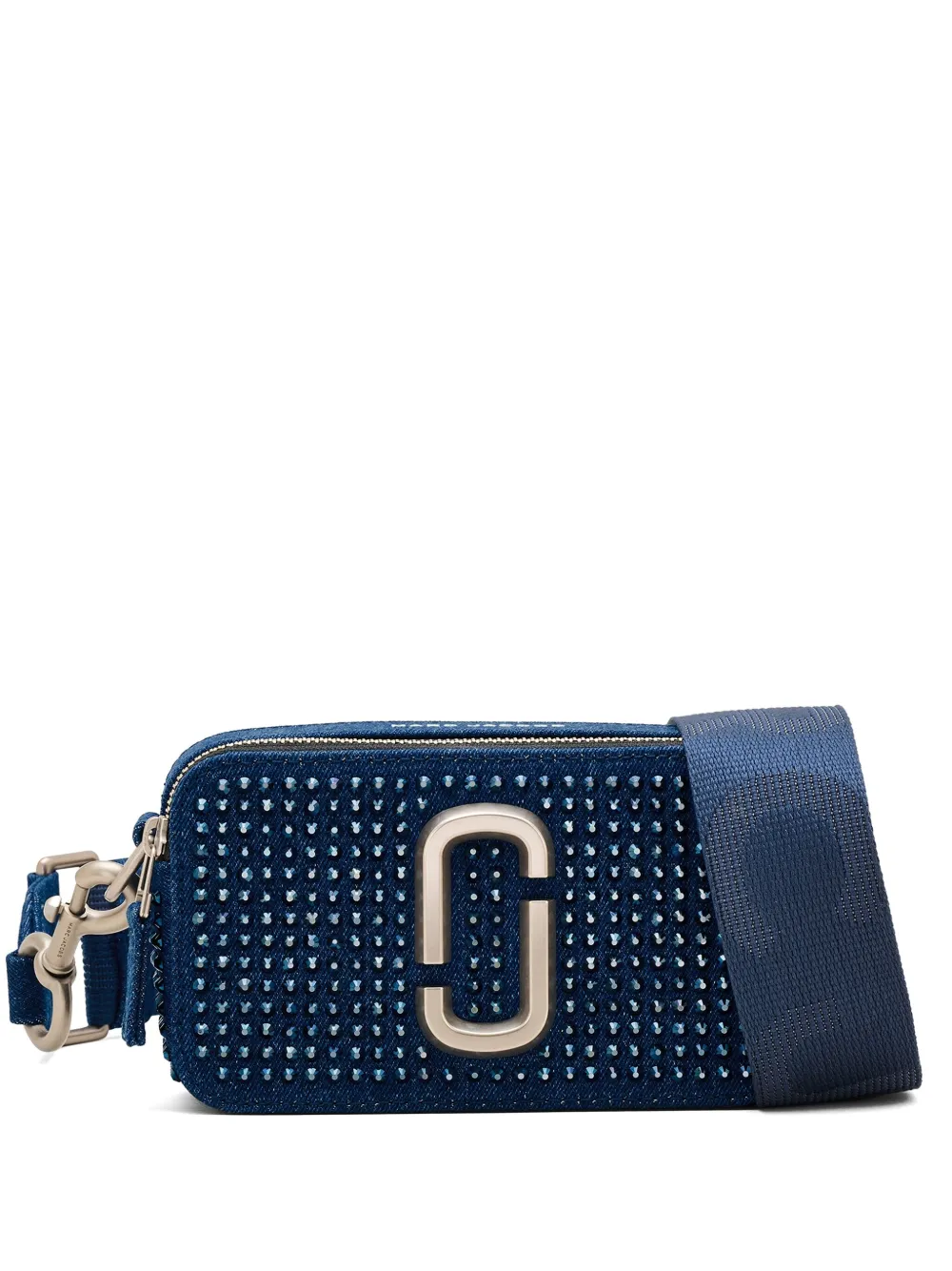 

Сумка через плечо The Crystal Denim Snapshot MARC JACOBS, синий