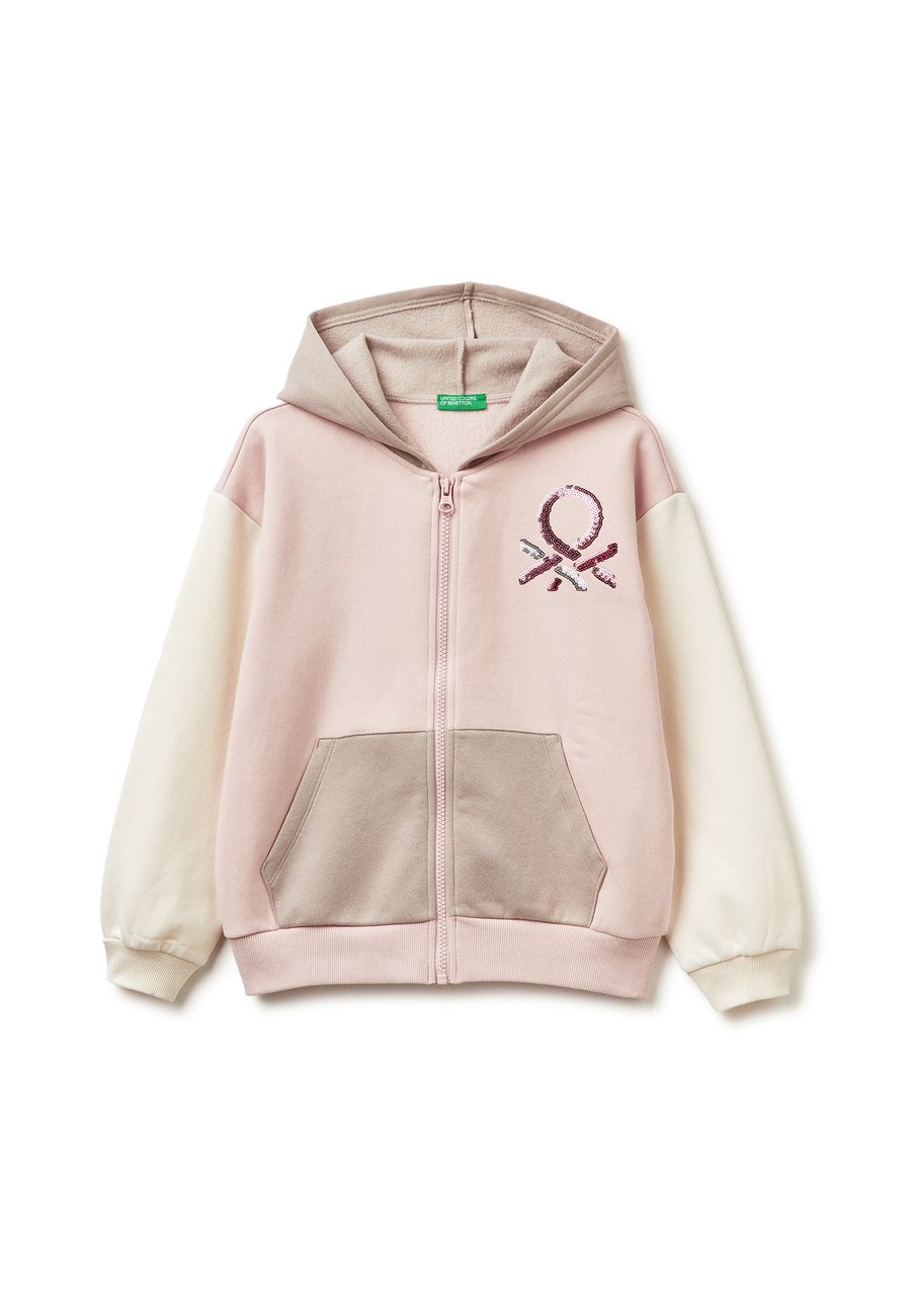 

Толстовка United Colors of Benetton SEQUINS , Pink Beige/Pink
