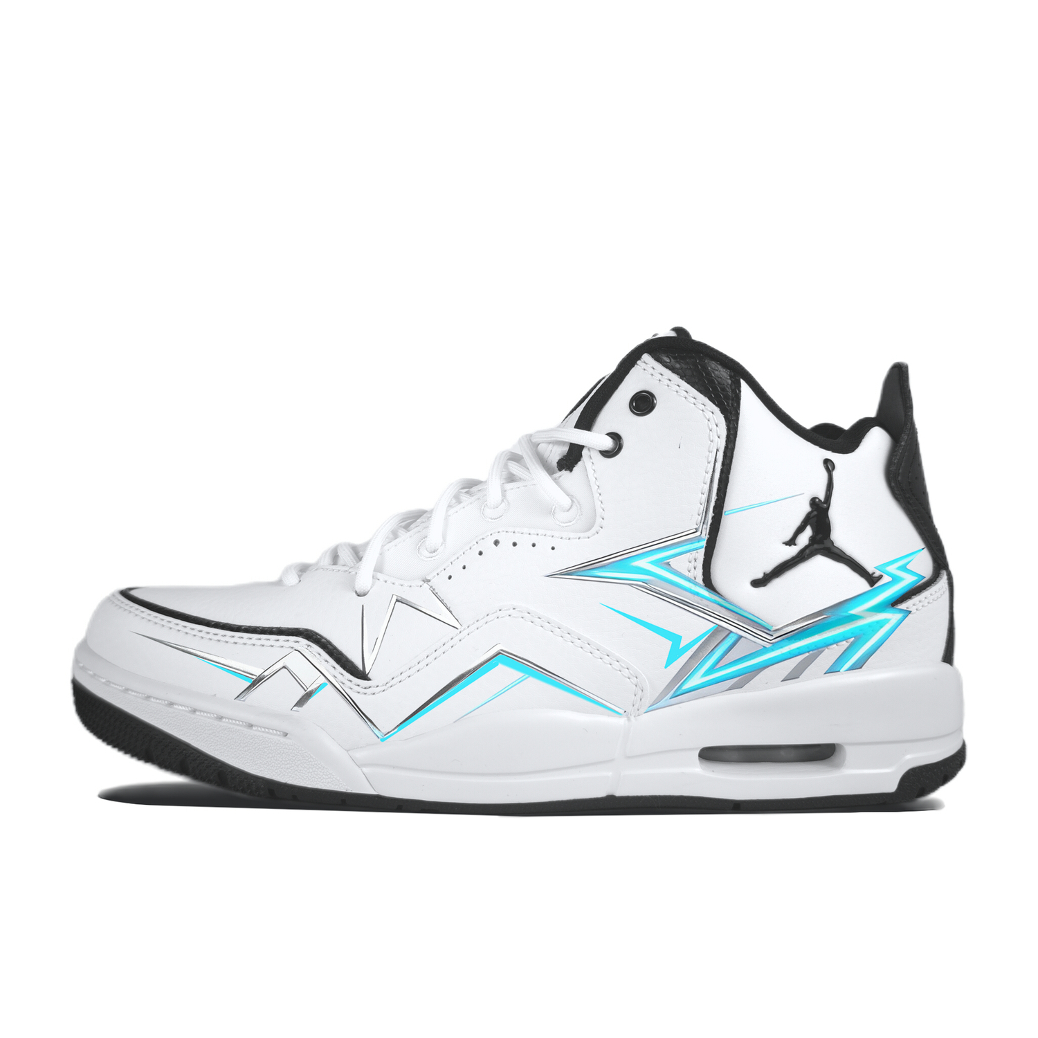 

Courtside 23 Daybreak Lightning устойчивые к истиранию кроссовки Mid top в винтажном стиле унисекс Jordan, белый