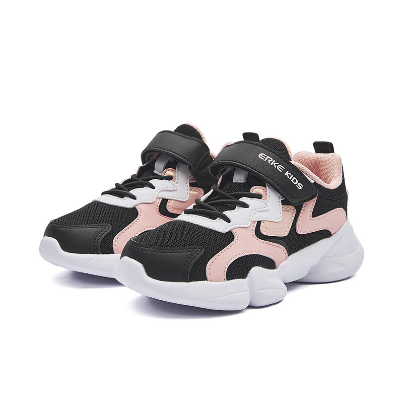 Детские кроссовки Kids Low-top Positive Black/Miner Powder Erke Kids, черный — фото 3