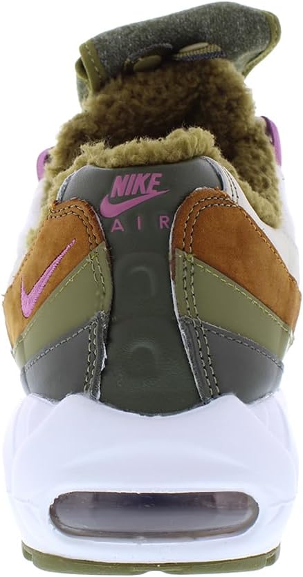 Кроссовки Nike Air Max 95, мужские беговые кроссовки, бордовый/хаки — фото 4