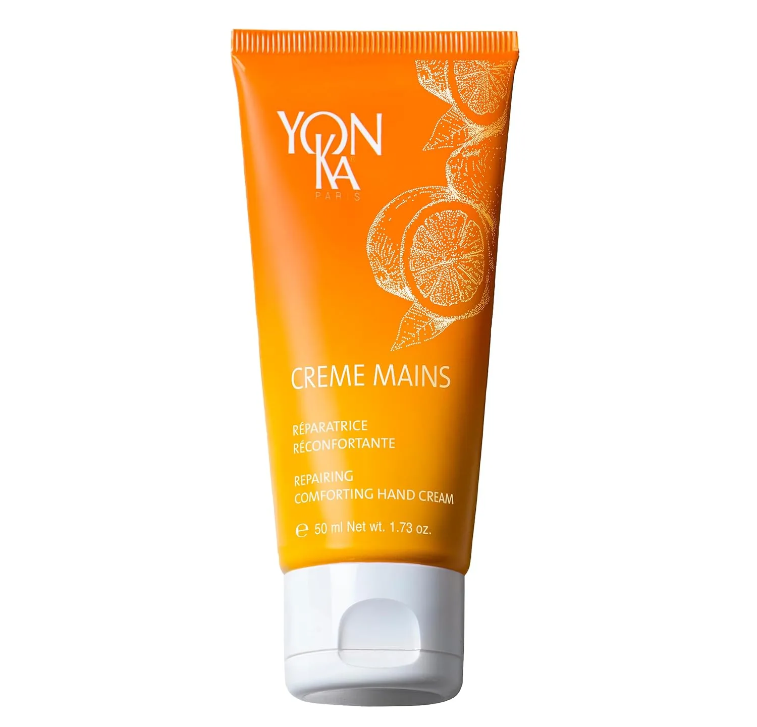 Крем для рук Yonka Sweet Orange с маслом ши и витамином E, масло виноградных косточек, аромат мандарина и цитрусов, 50 мл, orange